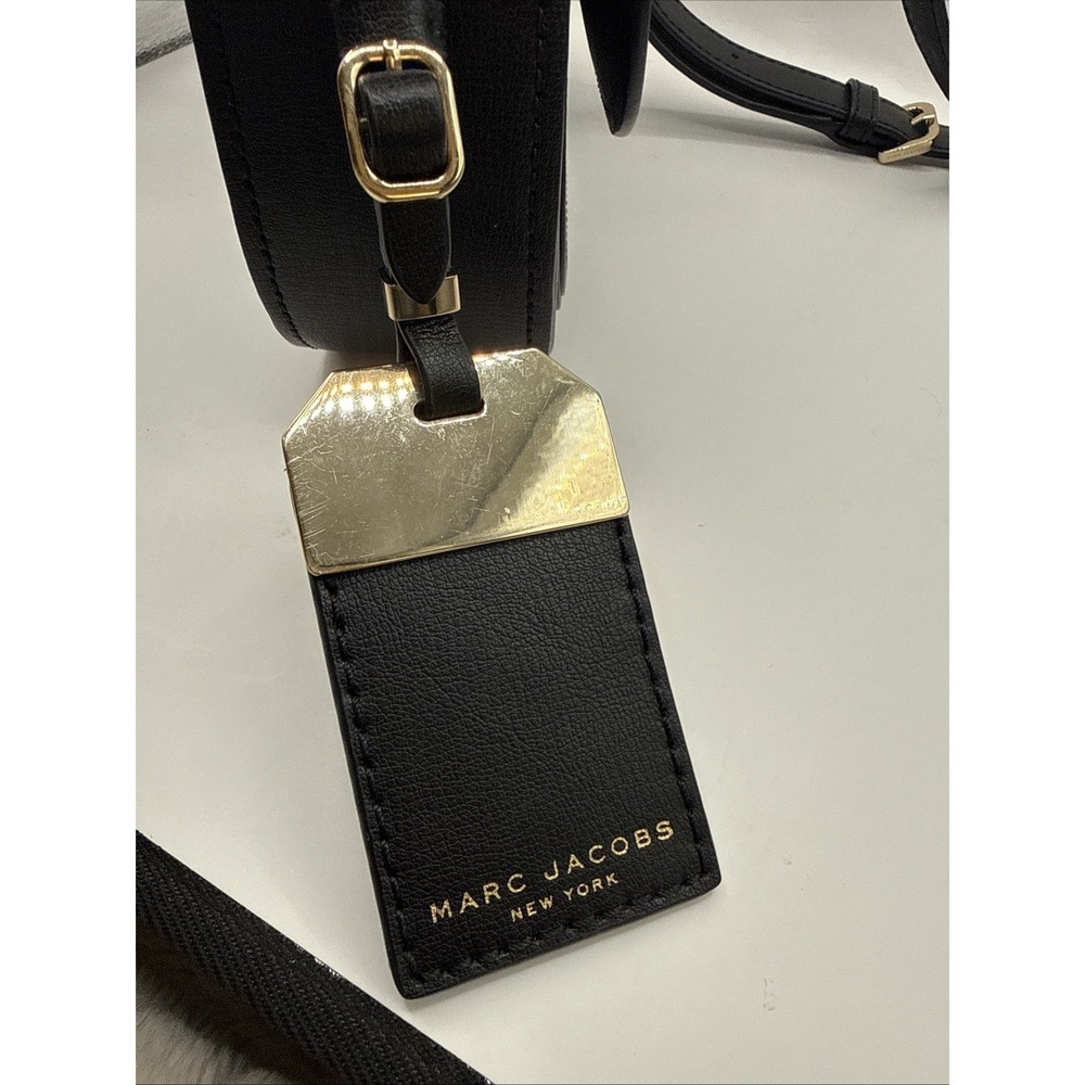 Marc Jacobs New York Mini Rider Flap Crossbody Bag Black M0014109 - Picture 8 of 11